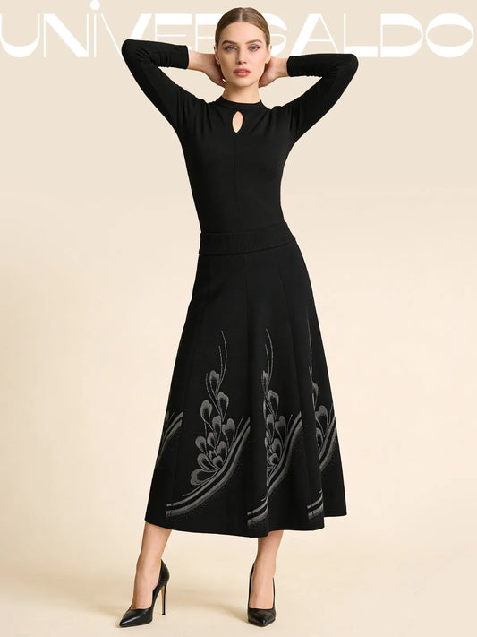 👗🎀【S-3XL】Есенно-зимна удебелена вълнена пола