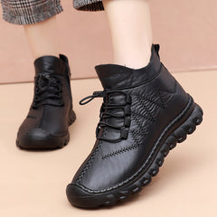 🔥🔥【горещи продажби】Нови есенни/зимни ботуши от овча кожа: меки, устойчиви на хлъзгане и водоустойчиви