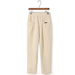 【най-продавани】Нов стил дамски панталон от кадифе