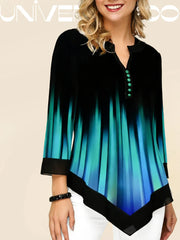 Нова модна дамска риза с щампа