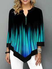 Нова модна дамска риза с щампа