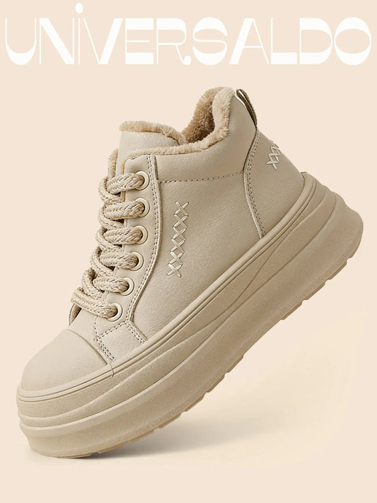 Високи Топли Кецове с Дебела Подметка и Подплата