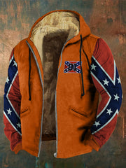 👨💻🧥✨【S-5XL】🔥Ново мъжко ретро яке с цип, 3D дигитален печат.