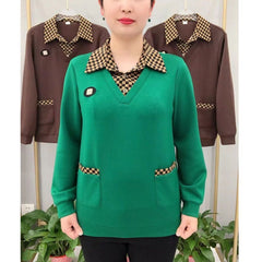 Псевдо-двуделни пуловери с каре, които ще са модерни през 2026 г.