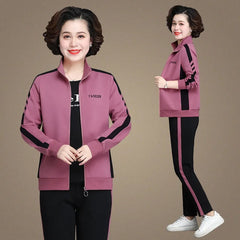 2-Части Спортен Комплект с Изправена Яка