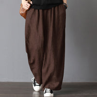 【S-5XL】2026 г. Нов свободен памучен ленен панталон