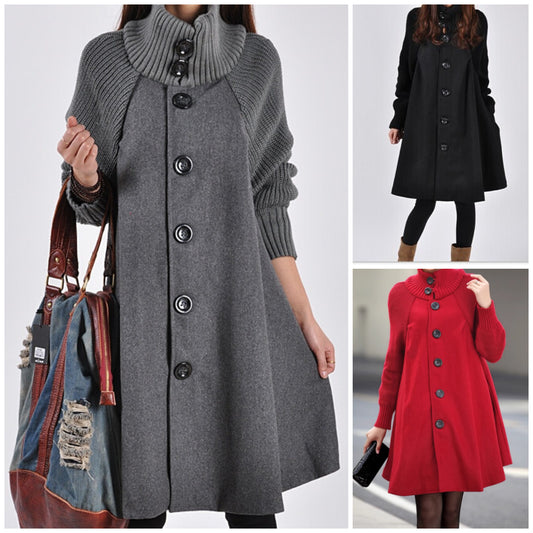 👗50% отстъпка🔥【M-5XL】Ново ежедневно вълнено палто със средна дължина