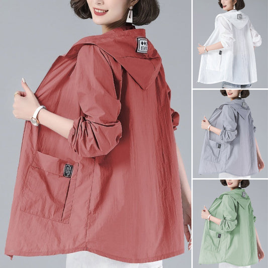 【M-5XL】Леко слънцезащитно яке със средна дължина