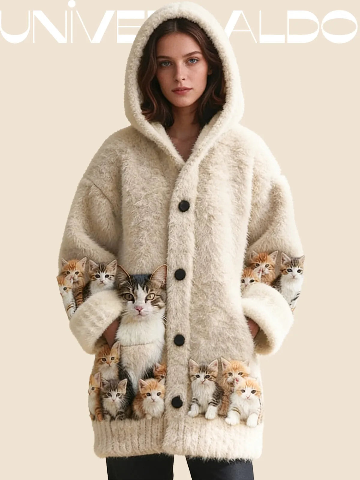 【S-5XL】Сладко яке с качулка и подплата от полар