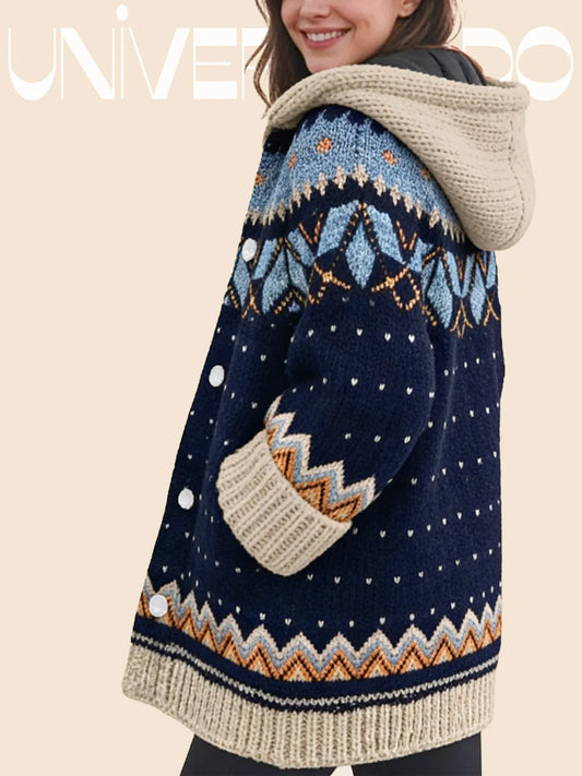 ⛄【S-5XL】✨Ново елегантно ретро яке с качулка за есен и зима