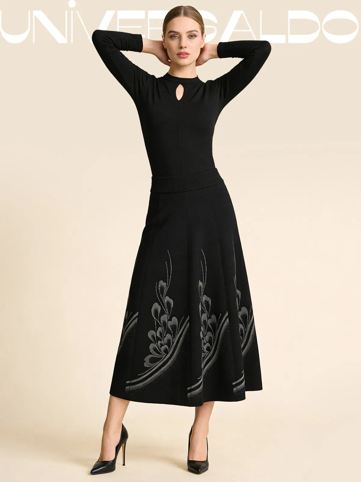 👗🎀【S-3XL】Есенно-зимна удебелена вълнена пола