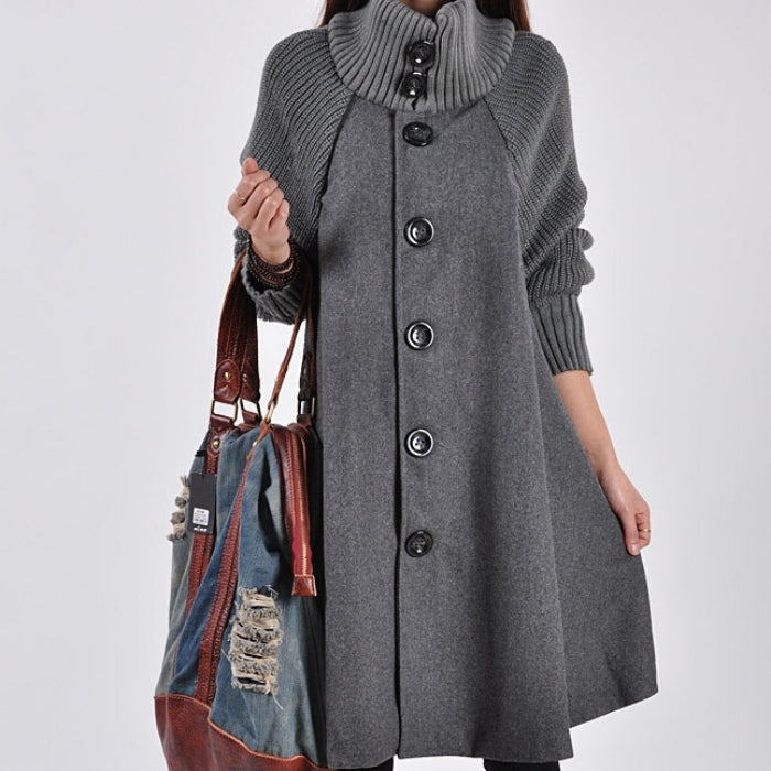 👗50% отстъпка🔥【M-5XL】Ново ежедневно вълнено палто със средна дължина