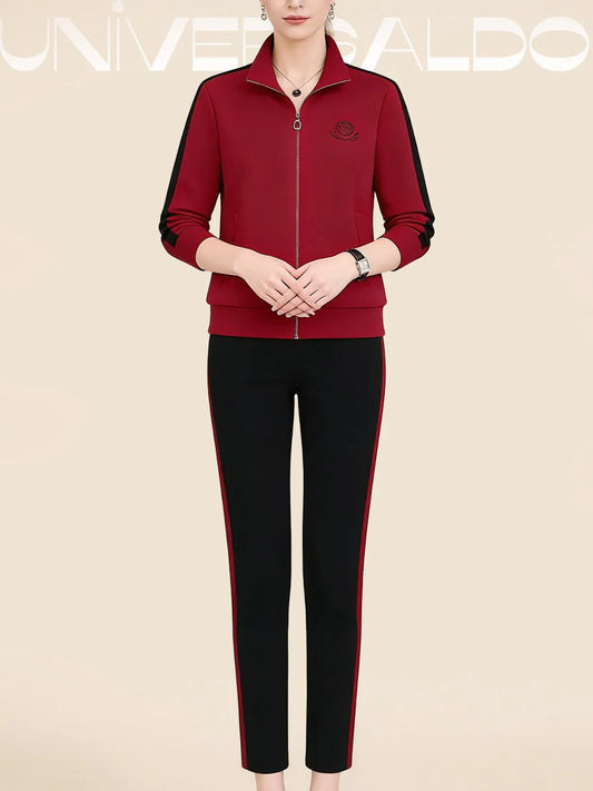 🏆【M-5XL】🔥【Яке + Тениска + Панталон】💖Нов спортно-ежедневен комплект от три части