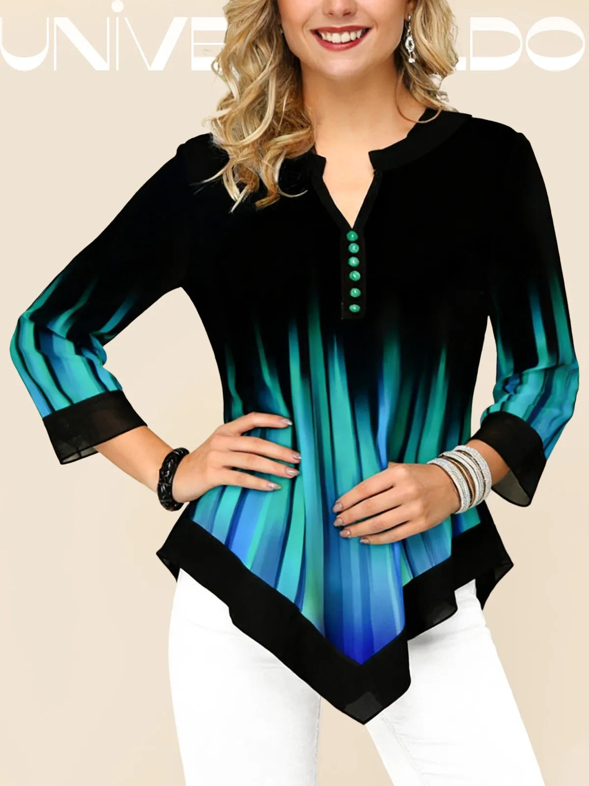 Нова модна дамска риза с щампа