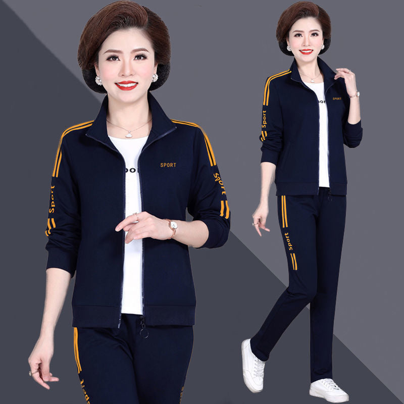 🔥【Яке + Панталон】💕Нов ежедневен спортен комплект от три части