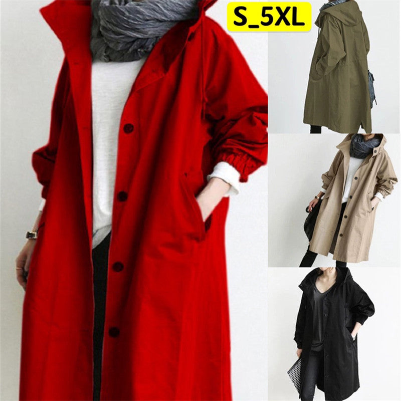 🎁💥【S-5XL】Нова дамска ветровка с дълги ръкави – Лека и удобна за пролетта и есента, изработена от висококачествени материали!