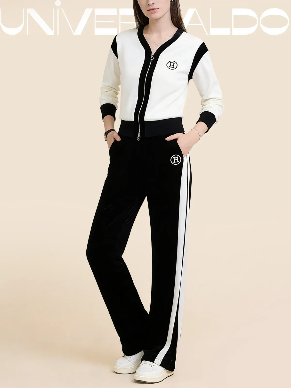 🔥Нов златен кадифен ежедневен спортен костюм