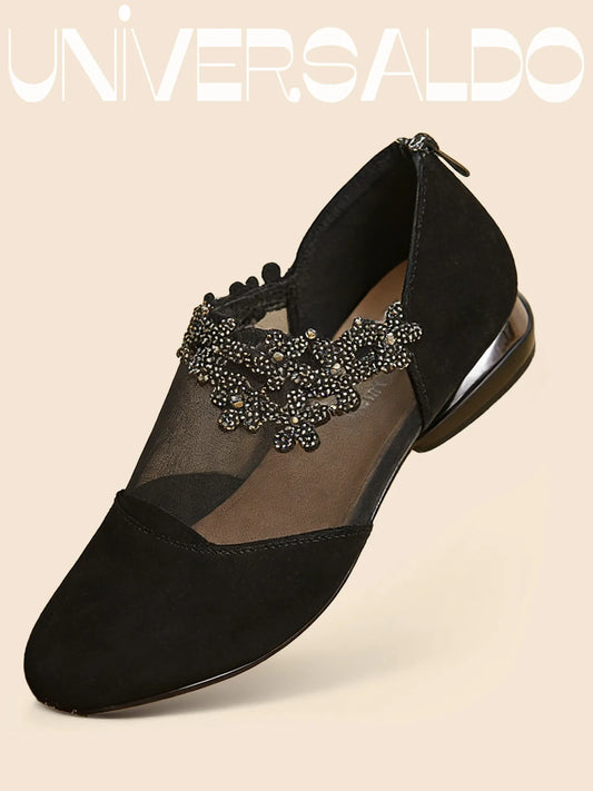 Нови кухи мрежести токчета с мека подметка за жени