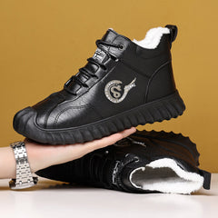 💥50% ОТСТЪПКА🔥Зимни топли мъжки високи памучни обувки