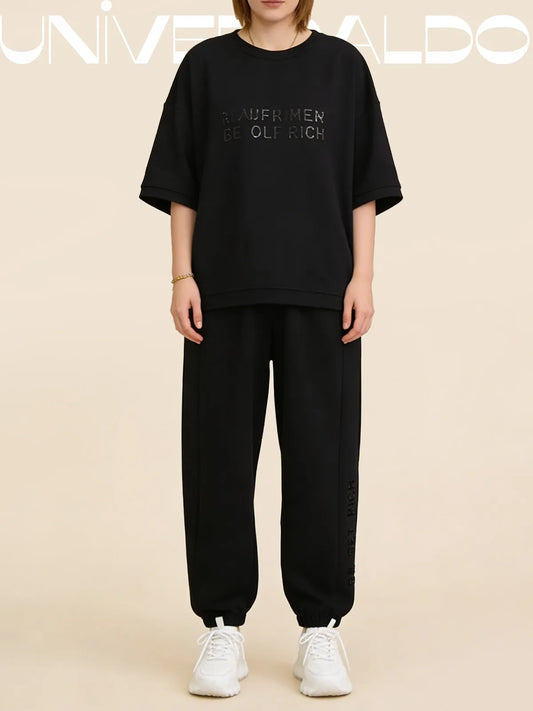 🌹🔥【M-4XL】【Блуза + панталони】Нов дамски спортен ежедневен комплект