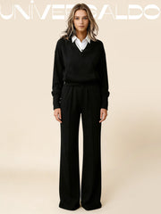 2-Части Комплект Спорна Блуза и Широки Панталони