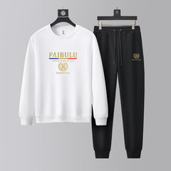 🎁Мъжки ежедневен есенен спортен костюм, ново пристигане👕👖 [С качулка + панталон]