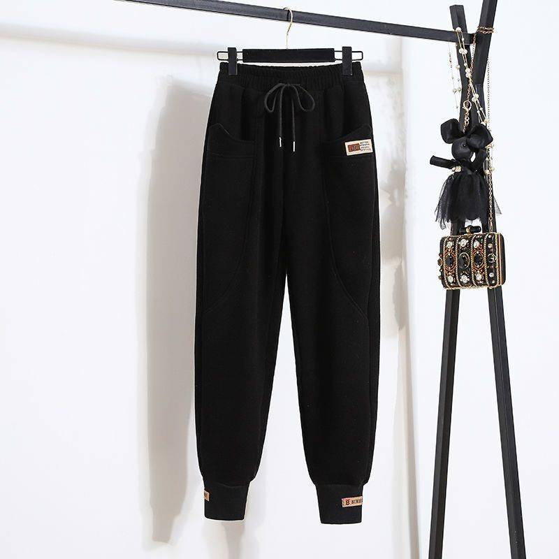 🔥✅【50-100 кг】Панталон от чист памучен кадифе с еластична талия, неизбеляващ и устойчив на намачкване