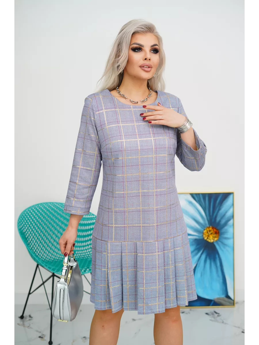 💜💚【S-5XL】Висококачествена модна рокля