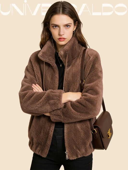 Висока Яка Яке с Двустранен Кашмир и Молния