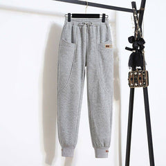 🔥✅【50-100 кг】Панталон от чист памучен кадифе с еластична талия, неизбеляващ и устойчив на намачкване