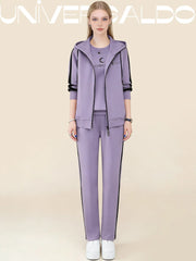 🔥⛄【M-4XL】 Тричастиен спортен комплект за ежедневно носене【Яке + тениска + панталони】