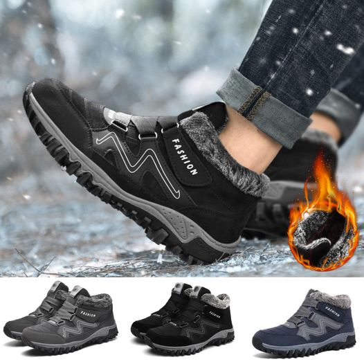 🔥 【горещи продажби】Зимни ботуши с подплата от флис, противоплъзгащи и термоизолиращи