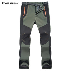 Мъжки Водоустойчиви Планински Панталони с Кашмерена Подплата